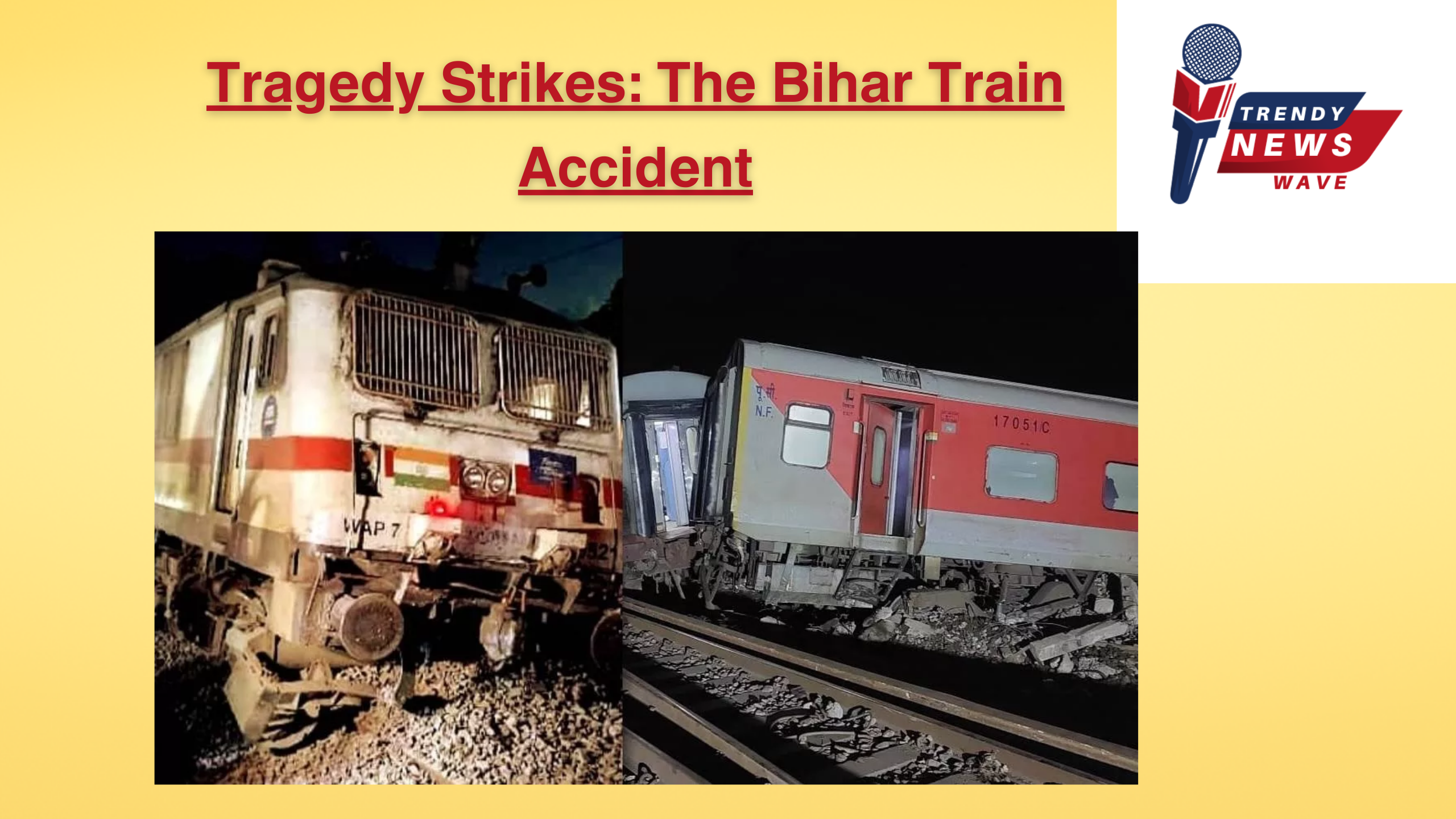 Tragedy Strikes: The Bihar Train Accident